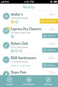 loyalty app nearby shops