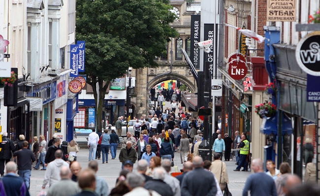 High street shops